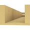 Ekena Millwork 6in. W x 4in. H x 36in. L Greensboro Woodgrain TimberThane Rafter Tail, Primed Tan RFTUR06X04X36GRNRCPR - alternate 6